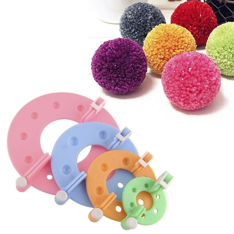 8PCS 4 Sizes Fluff Ball Weaver - огляд і ціна Pom Pom Maker Tool