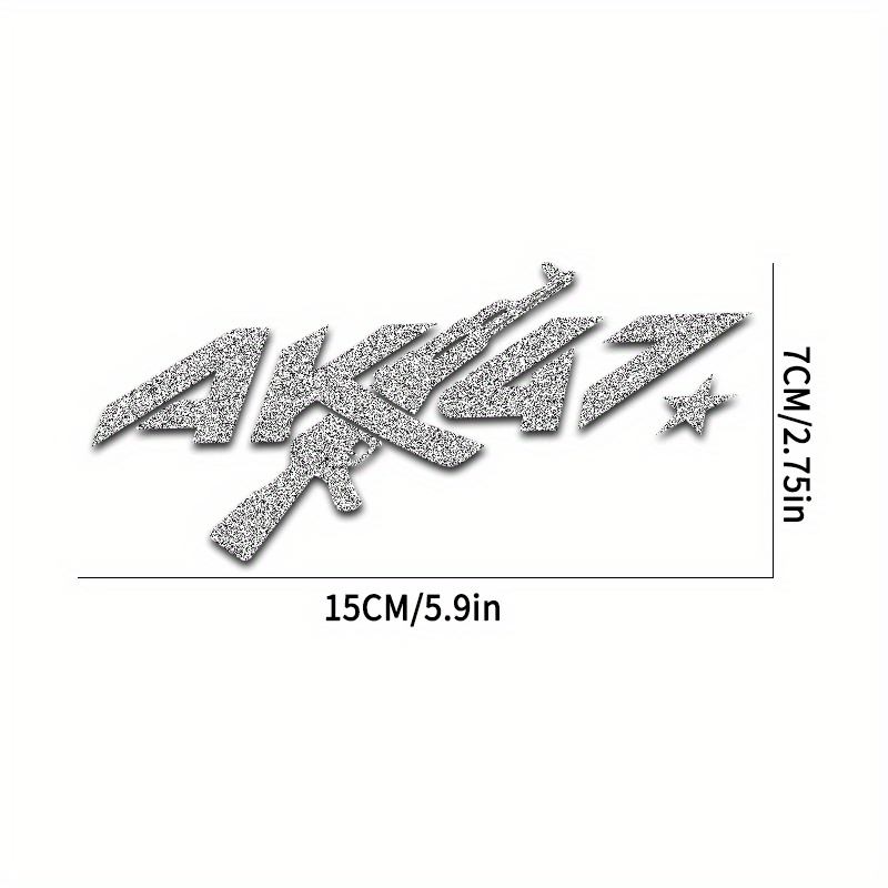 Imitation Diamond Glitter AK47 - огляд і ціна Glitter Vinyl Roll