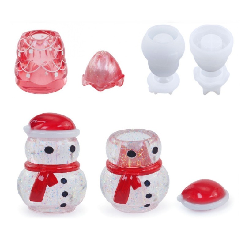 Christmas Storage Jar Epoxy Re - огляд і ціна Craft Embellishment Storage