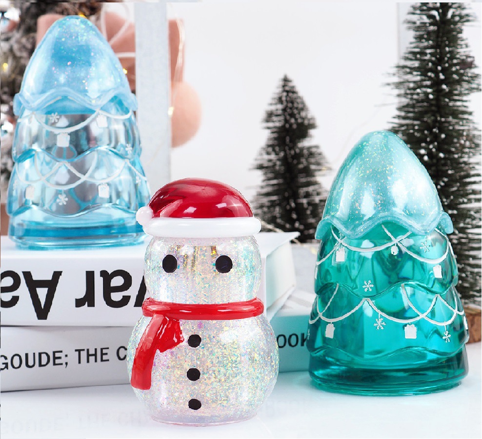 Christmas Storage Jar Epoxy Re - огляд і ціна Craft Embellishment Storage