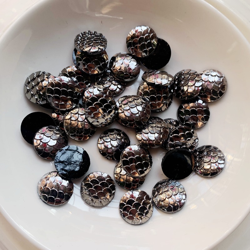 80PCS 12mm black metal Colors  - огляд і ціна Embellishment Glue Craft