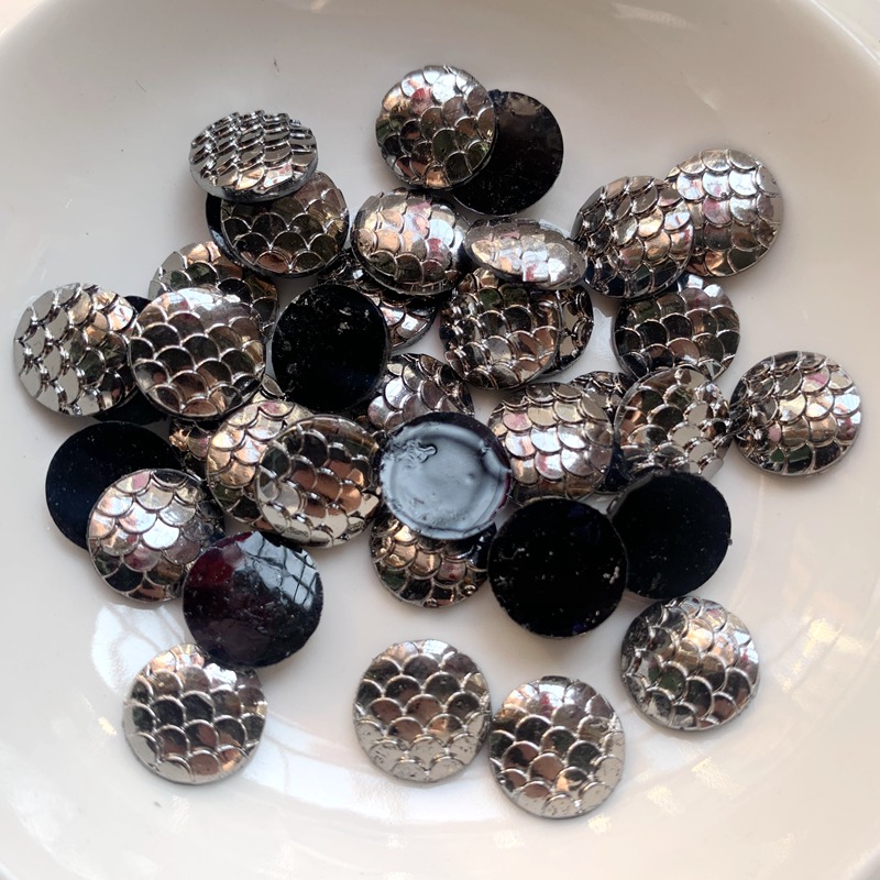 80PCS 12mm black metal Colors  - огляд і ціна Embellishment Glue Craft