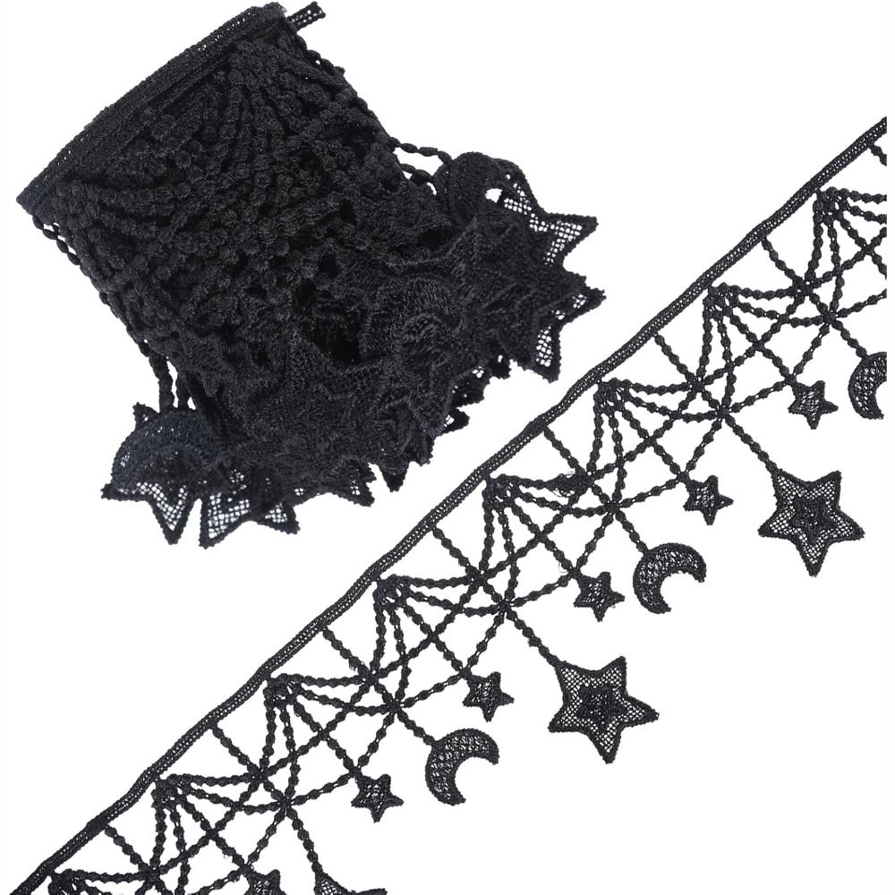 Lace Accessories Black And Whi - огляд і ціна Lace Ribbon Trim