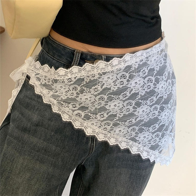 Triangle Lace Short Skirt Half - огляд і ціна Lace Ribbon Trim