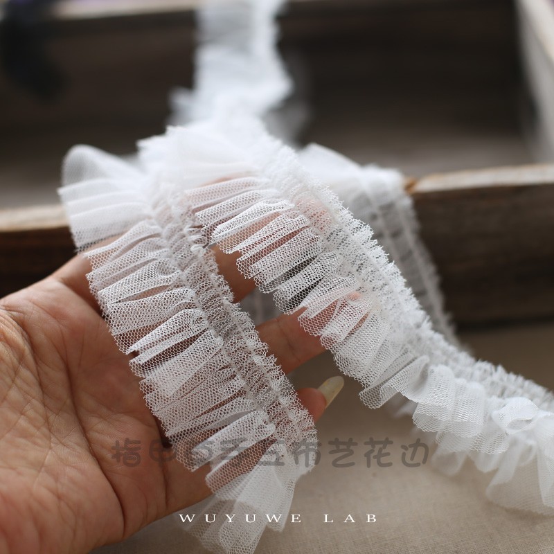 2M Mesh Lace Polyester Embroid - огляд і ціна Lace Ribbon Trim