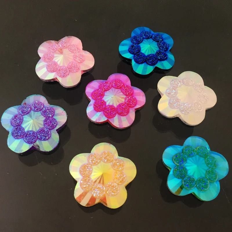 20pcs 20mm ab mixed color flow - огляд і ціна Embellishment Glue Craft