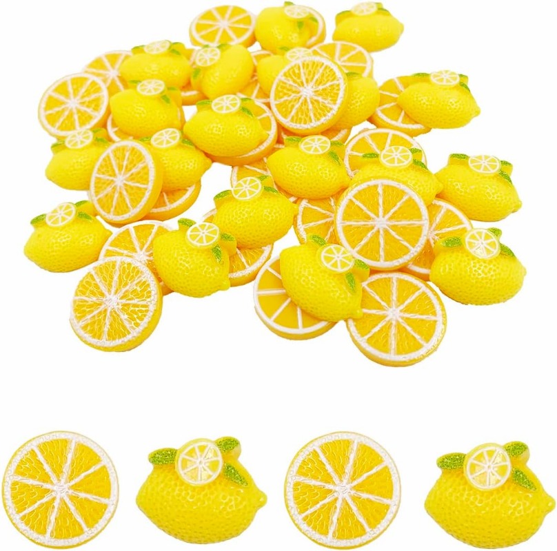 30 Pcs Flatback Beads Resin Fr - огляд і ціна Embellishment Crafts
