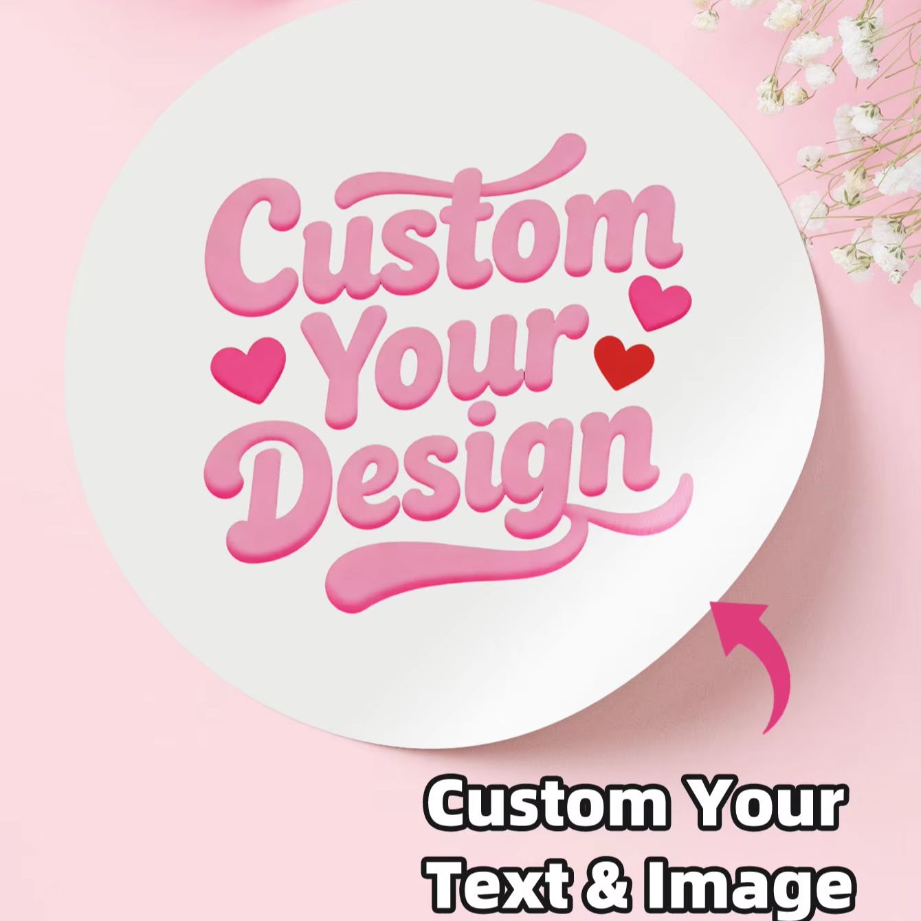 1‑120Pcs Custom Round Stickers - огляд і ціна Embellishments For Scrapbooking