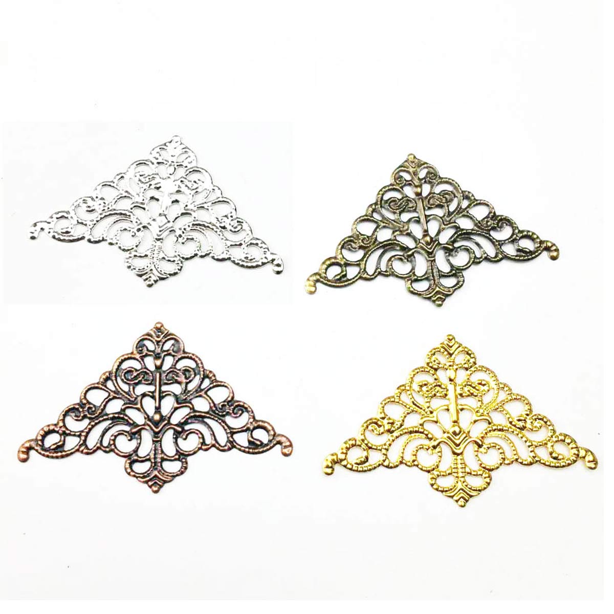 200PCS Hollow Connector Triang - огляд і ціна Embellishment Crafts