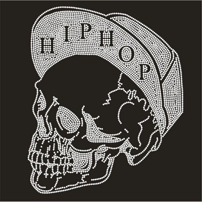 Skull Patch,Iron On Transfers  - огляд і ціна Hotfix Rhinestone Sheet